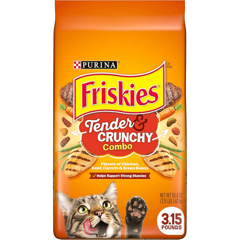 Friskies Tender & Crunchy Cat Food 3.15 lb