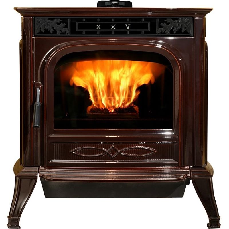 Harman XXV Pellet Stove Freestanding Mahogany