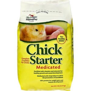 Manna Pro Chick Starter Grower Medicated Crumbles 5 lb