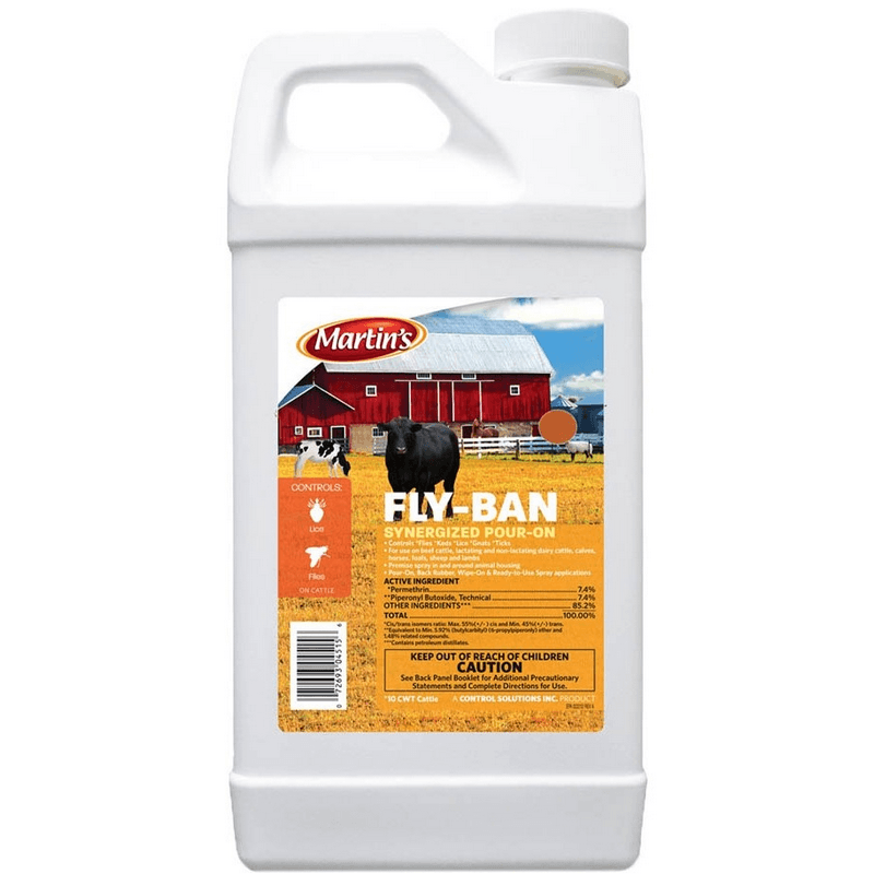 Martin's Fly-Ban Synergized Pour-On 1 gal