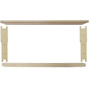 Medium Frames 6-1-4” Wedge Top Bar Grooved Bottom Bar