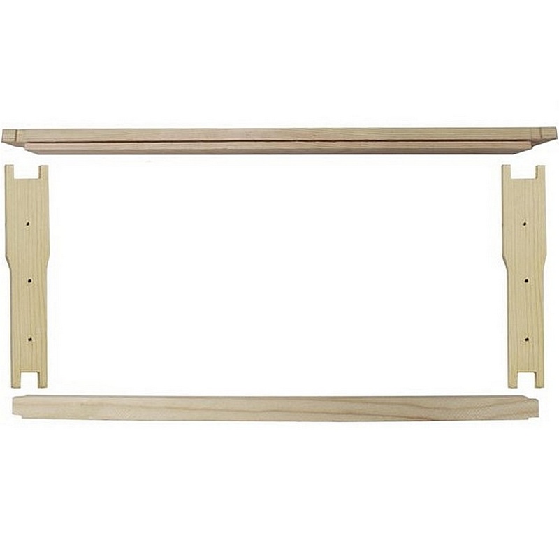 Medium Frames 6-1-4” Wedge Top Bar Grooved Bottom Bar