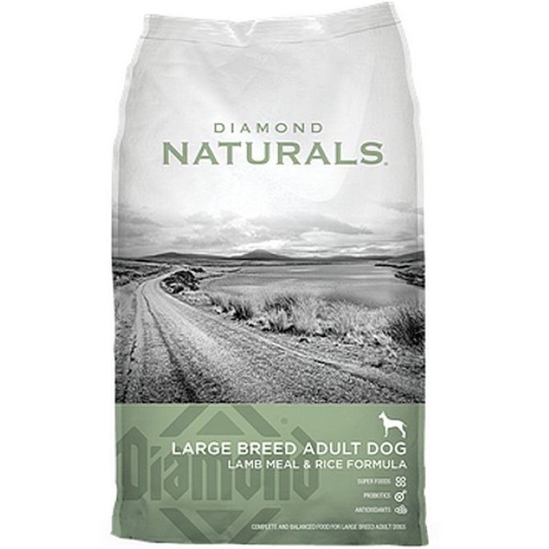 Naturals Large Breed Dog Food Lamb Rice 40 lb
