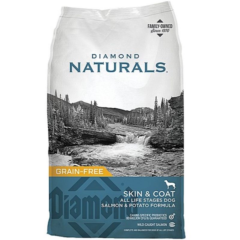 Naturals Skin Coat Dog Food Salmon Potato 30 lb