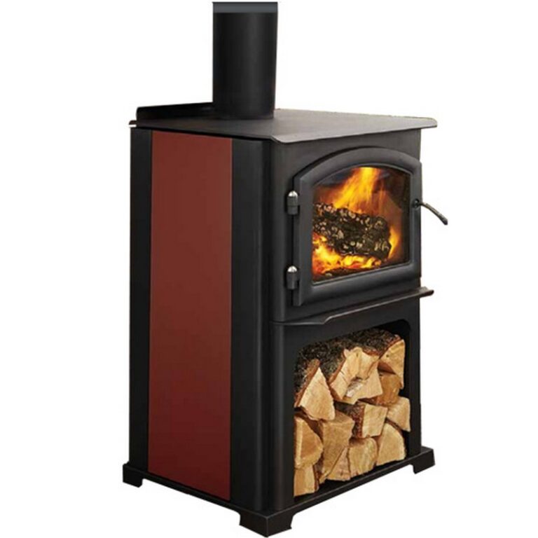 Quadra-Fire Discovery II Wood Stove Showing Side View