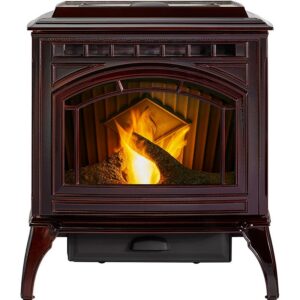 Quadra-Fire Trekker Freestanding Pellet Stove Mahogany