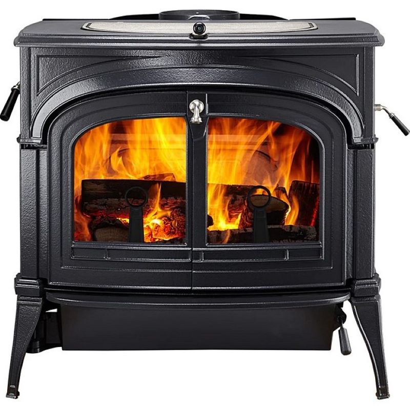 Vermont Castings Encore Cast Black Wood Stove
