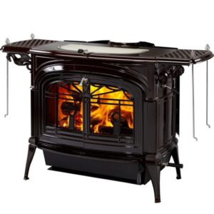 Vermont Castings Encore Mahogany Porcelain Wood Stove