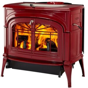 Vermont Castings Encore Wood Stove Bordeaux Red