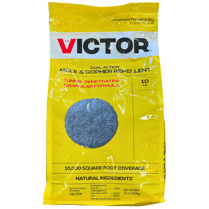 Victor Dual Action Repellent Granules for Gophers and Moles 10 lb