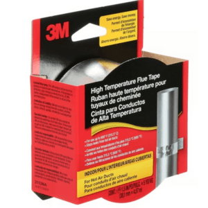 3M High-Temp Flue Tape 5yd for Stove Pipe