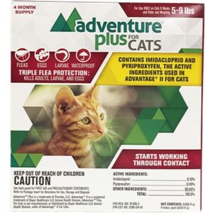 Adventure Plus for Cats 5 9 lbs Flea Protection