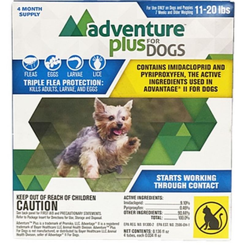 Adventure Plus for Dogs 11 20 lb Flea Protection