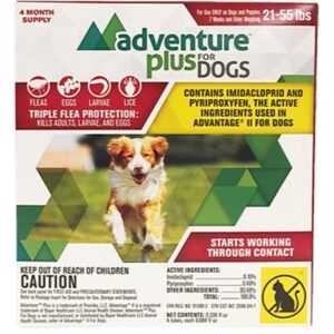 Adventure Plus for Dogs 21 55 lb Flea Protection