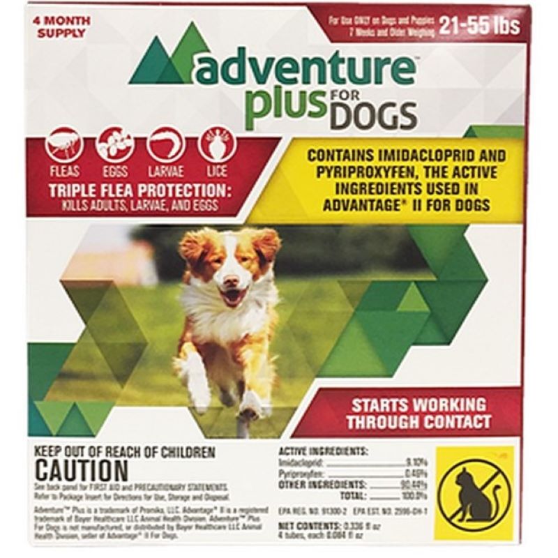 Adventure Plus for Dogs 21 55 lb Flea Protection