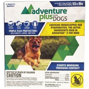 Adventure Plus for Dogs 55 lb+ Flea Protection