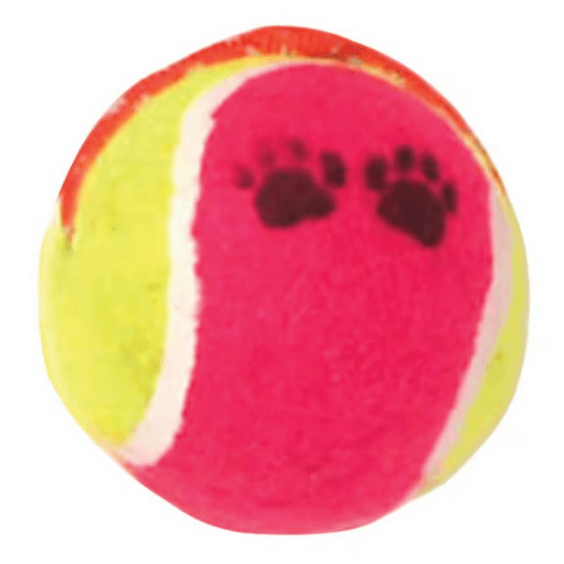 Boss Pet Multicolored Large Tennis Ball Dog Toy