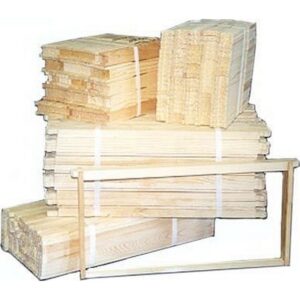 Deep Frames 9 1/8 Grooved Top Bar Grooved Bottom Bar Bees