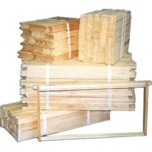 Deep Frames 9 1/8 Wedge Top Bar Grooved Bottom Bar Bees