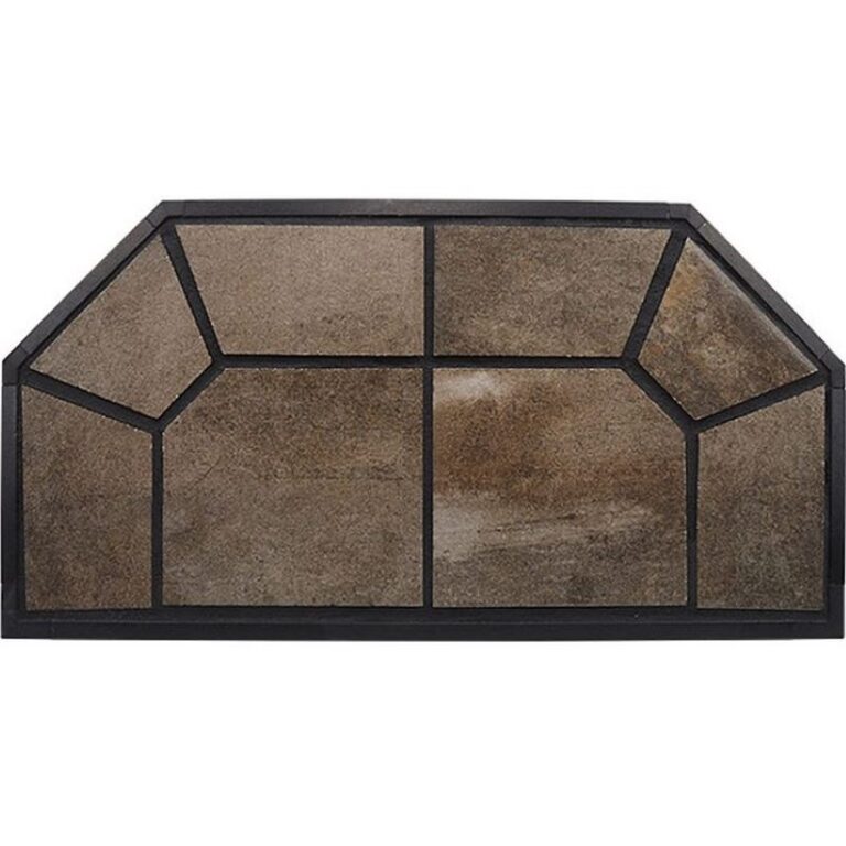 Imperial Black Wood Stove Tile Hearth Pad 54x54