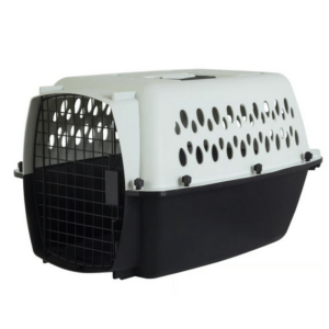 Petmate Black Gray Plastic Pet Carrier