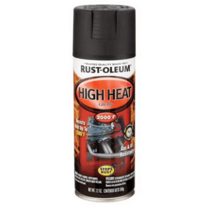 Rust-Oleum High Temp Flat Black Spray Paint 12oz