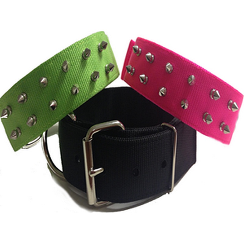 Spiked Nylon Dog Collar 26 inch