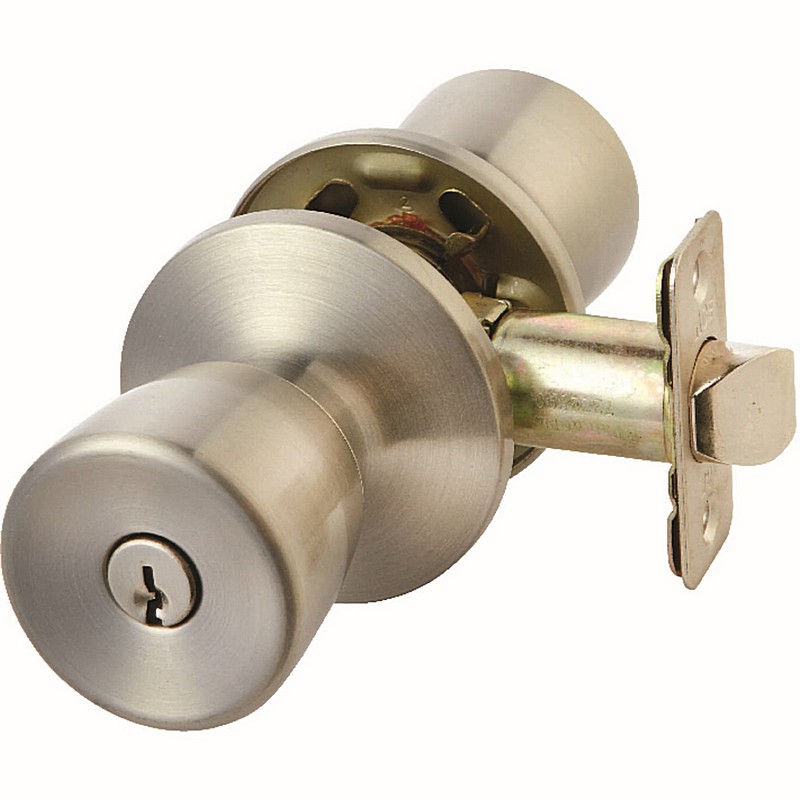 Ace Tulip Satin Stainless Steel Entry Lockset Door Handle