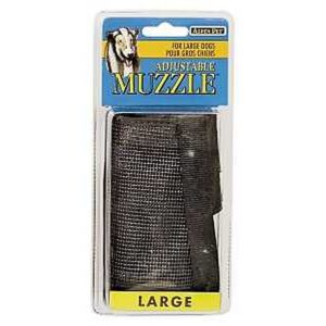 Aspen Pet Large Black Adjustable Pet Muzzle