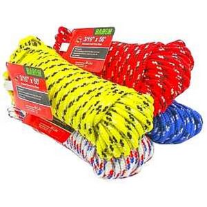 Baron Assorted Poly Rope 3/16 in x 50ft