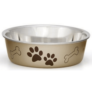 Bella Champagne Dog Bowl Large