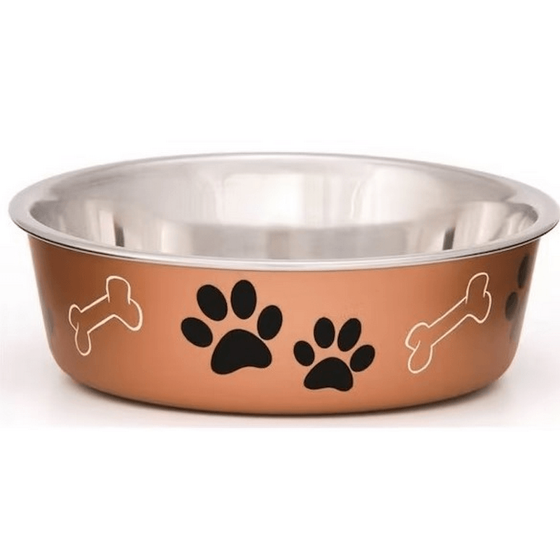 Bella Copper Dog Bowl Large