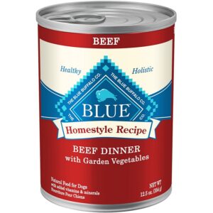 Blue Buffalo Beef Dinner Canned Dog Food 12.5 oz