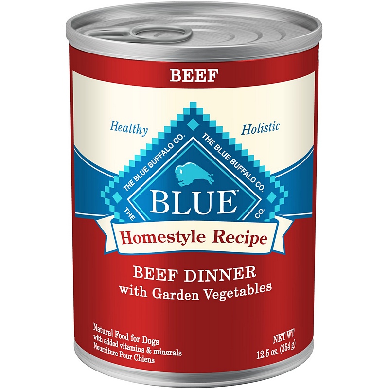 Blue Buffalo Beef Dinner Canned Dog Food 12.5 oz