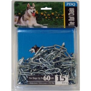 Boss Pet Steel Large Dog Tie Out Chain 15 ft