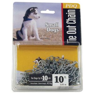 Boss Pet Steel Swivel Small Dog Tie Out Chain 10 ft
