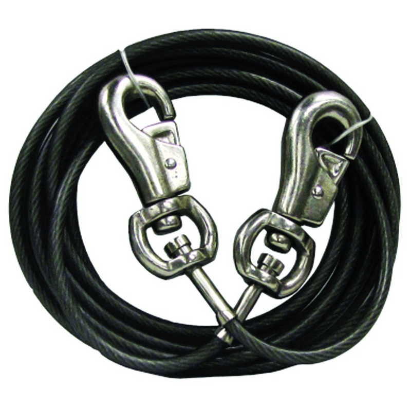 Boss Pet Vinyl Coated Super Beast Tie-Out Cable 40 ft