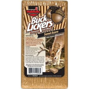 Buck Lickers Sweet Acorn Mineral Block 4 lb for Deer