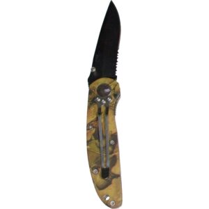 Camo Serrated Knife 7 inch