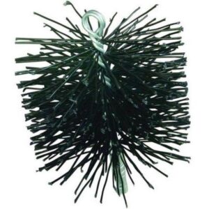 Chimney Brush 8 in Round Poly Wood Fireplace