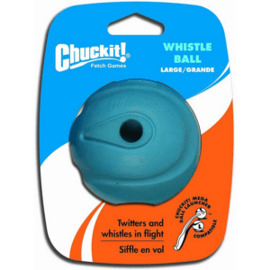 Chuckit! Whistling Large Rubber Ball Dog Toy