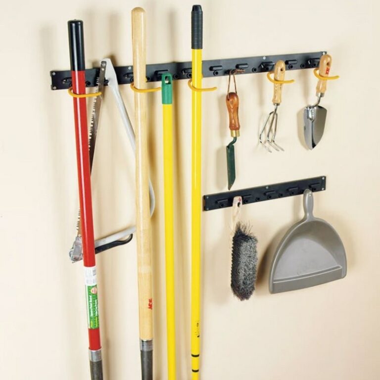 Crawford Adjustable Black Plastic Storage System Display
