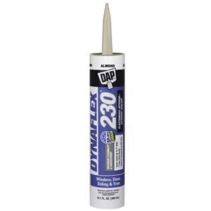 DAP Dynaflex Almond Acrylic & Latex Sealant Caulk 10 oz