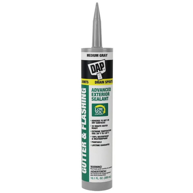 DAP Gray Gutter & Flashing Polymer Sealant 10 oz
