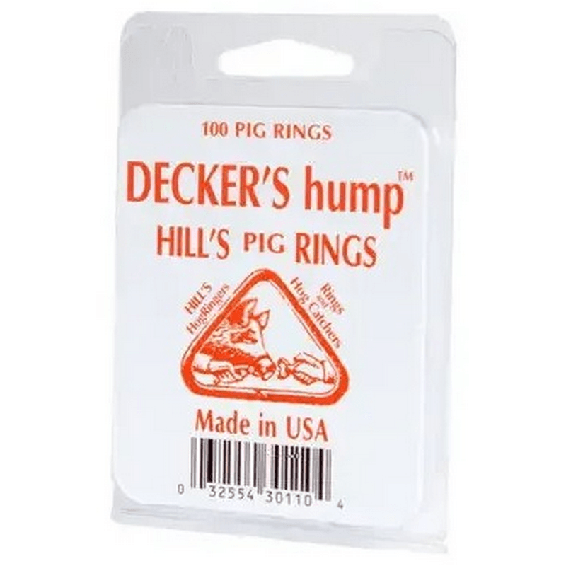 Decker Hill’s Hump No. 1 Pig Rings 100 ct