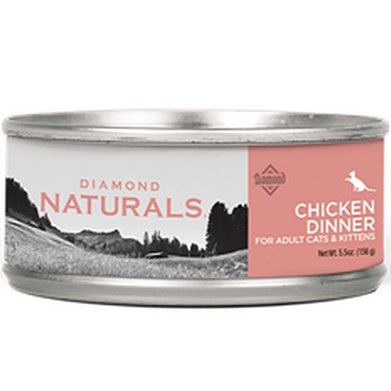 Diamond Naturals Canned Cat Food Chicken 5.5 oz