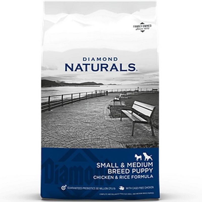 Diamond Naturals Small Medium Breed Puppy Food Chicken Rice 18 lb