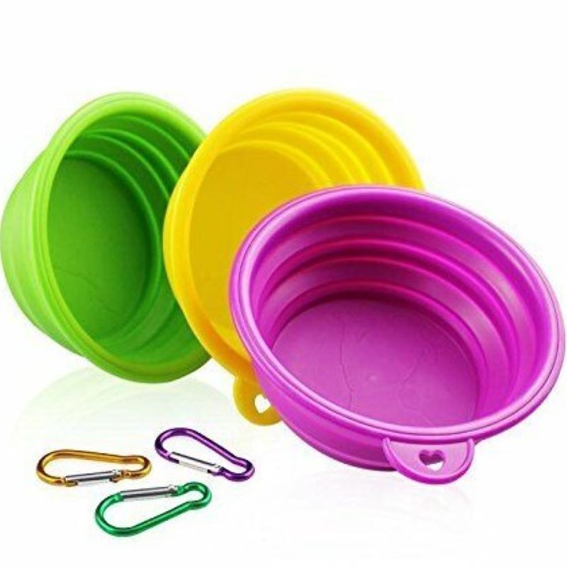 Diamond Visions Pop Up Collapsible Pet Bowls 5 inch Brights