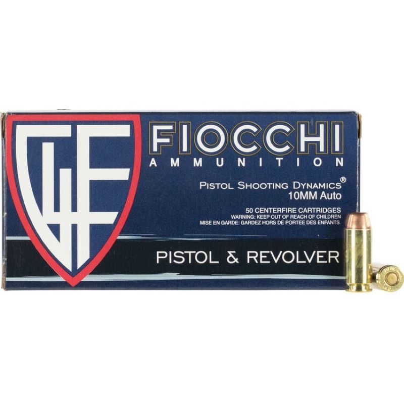 Fiocchi 10mm 180Gr FMJ TC 50 Ct Ammo