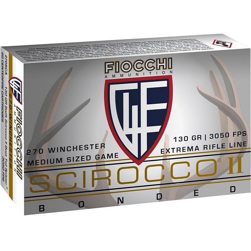 Fiocchi Extrema Winchester .270 130 Grain 20 ct